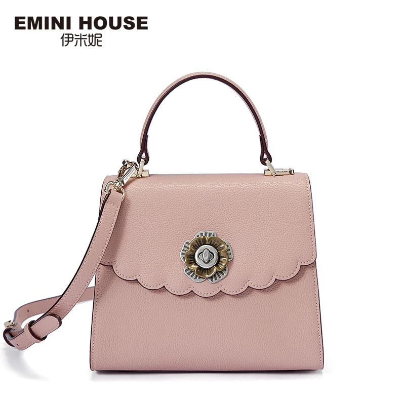 EMINI HOUSE Camellia сумочка Роскошные сумки женские сумки дизайнерские сумки через плечо для женщин сумка через плечо сумка-мессенджер