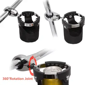 motorcycle universal handlebar cycling drink cup holder water beverage support rotatable bottle holder for harley honda yamaha free global shipping