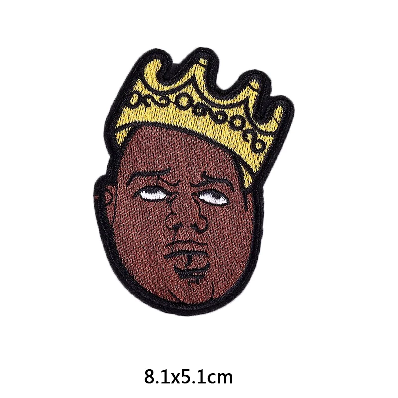 Pulaqi DIY Хип хоп нашивка панк патчи утюгом на одежду нашивки с вышивкой для одежды