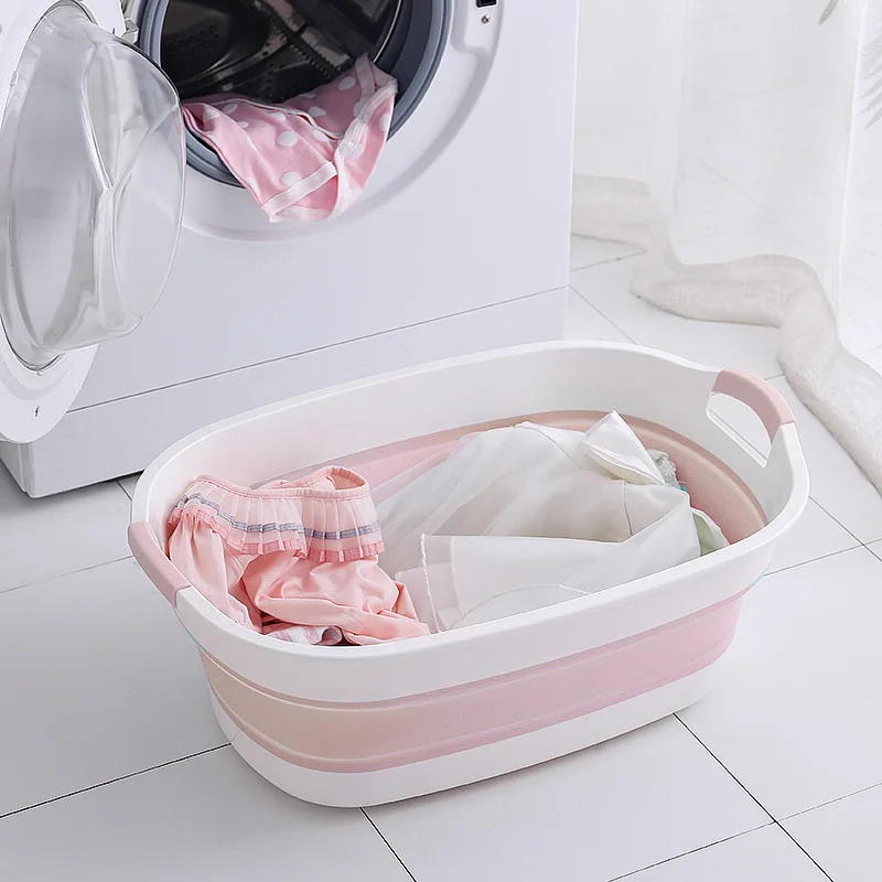 

Baby Shower Protable Bath Tub Folding Baby Shower Bathtub Portable Pet Bath Tubs Safety Security Bath Accessories Storage Basket