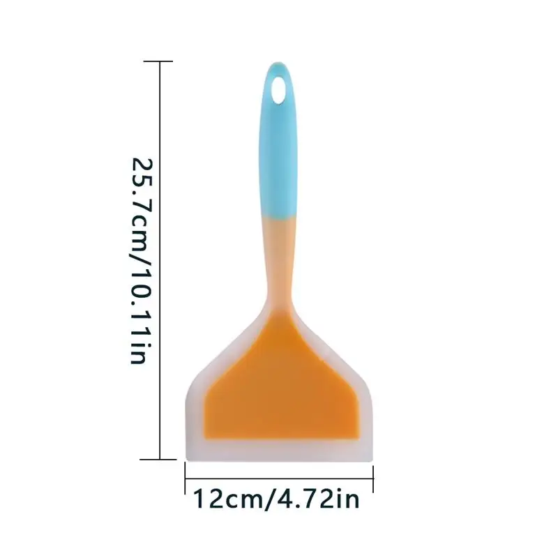

Silicone Kitchen ware Cooking Utensils Spatula Beef Meat Egg Kitchen Scraper Wide Pizza Cooking Tools Shovel Non-stick