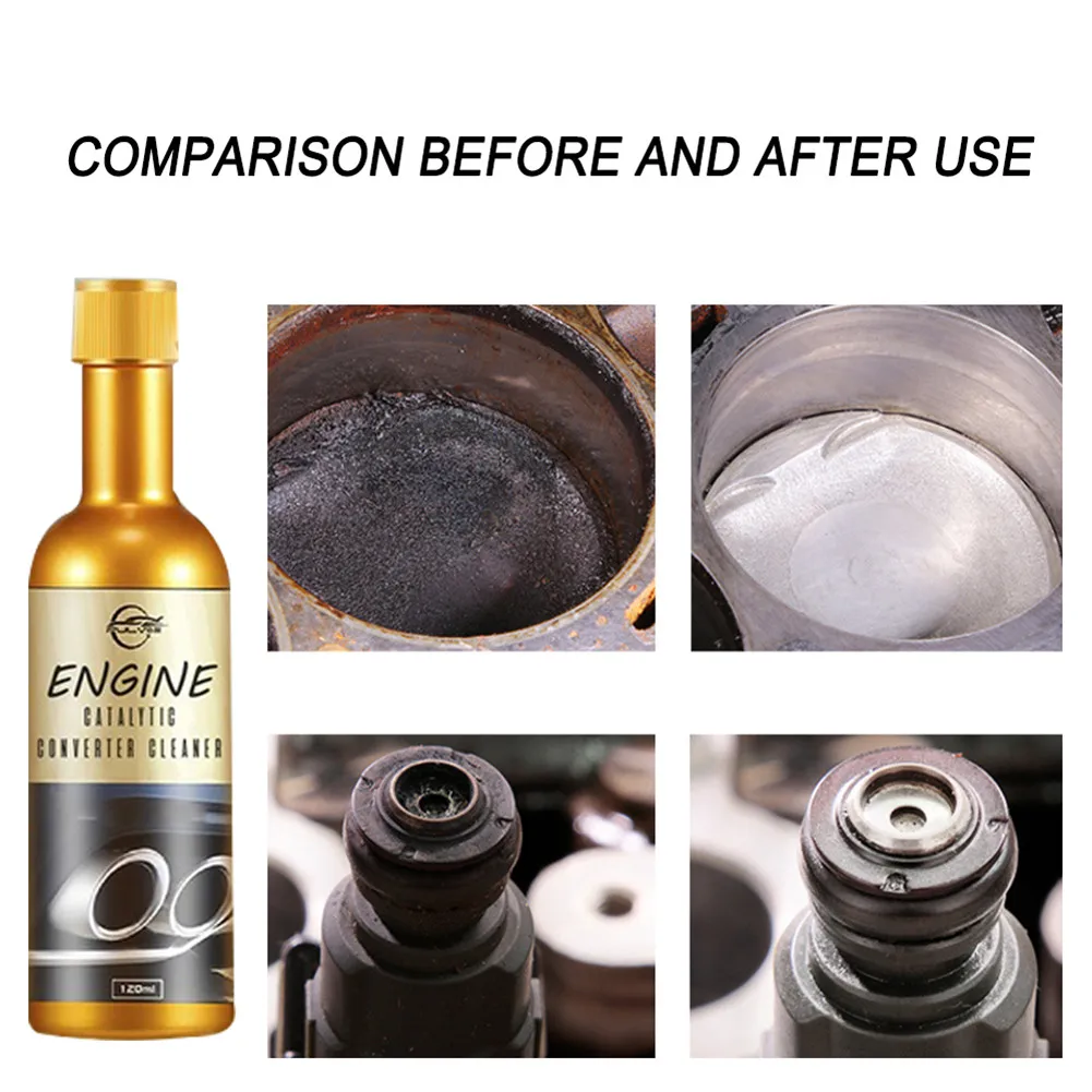 

120ML Engine Catalytic Converter Cleaner Remove Car Fuel Treasure Gasoline Additive Remove Engine Carbon Deposit Drop Shipping