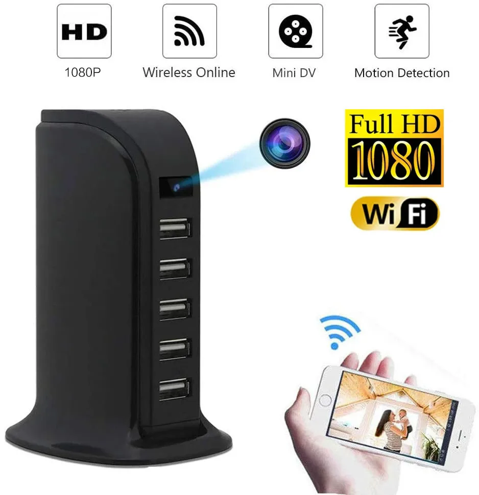 IP Камера WI FI мини HD 1080P видеокамера Беспроводной безопасности Cam USB настенное