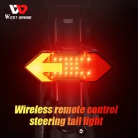 west biking waterproof bicycle rear light usb rechargeable led direction indicator rear light for mtb road bike accessories