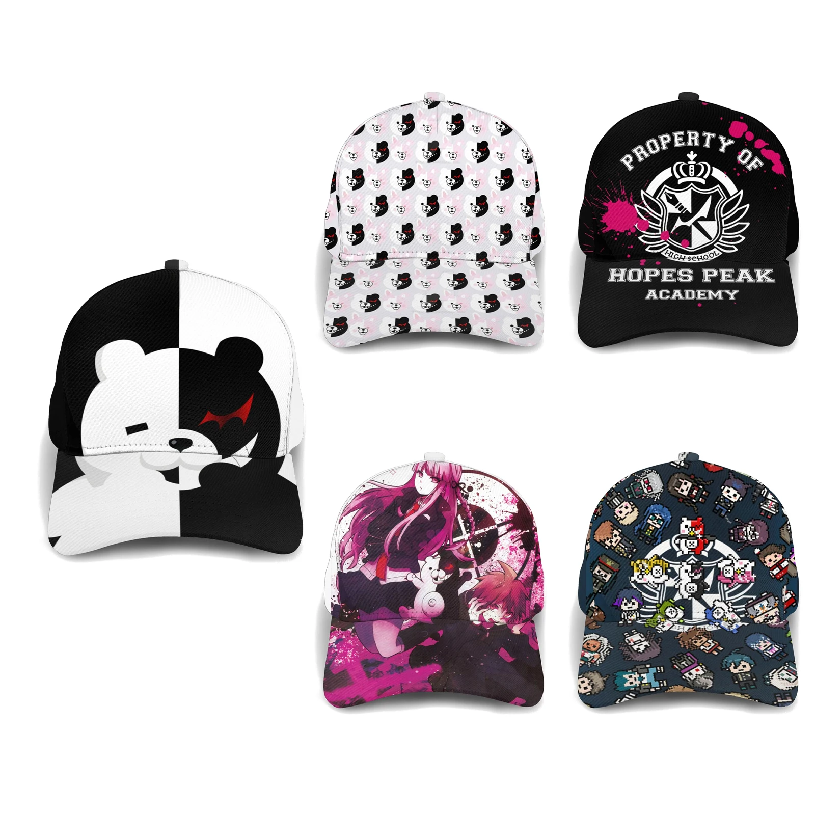 

Бейсболка с принтом из аниме «данганронпа»