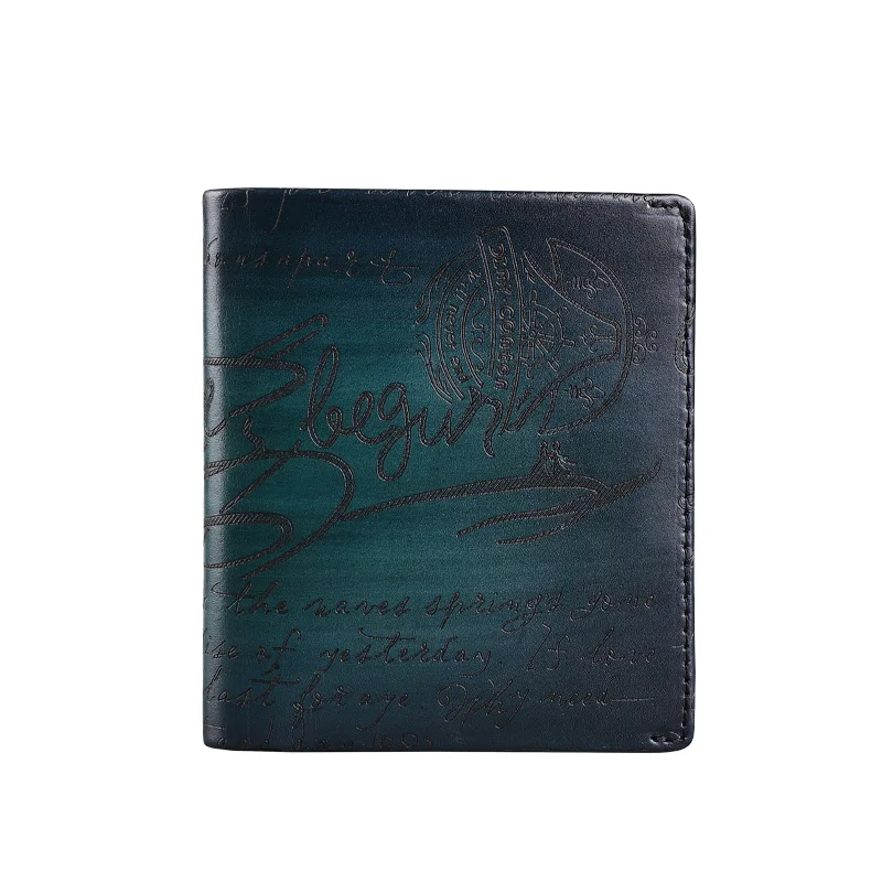 2019 мужской кожаный короткий кошелек Dimy новый ультратонкий большой емкости