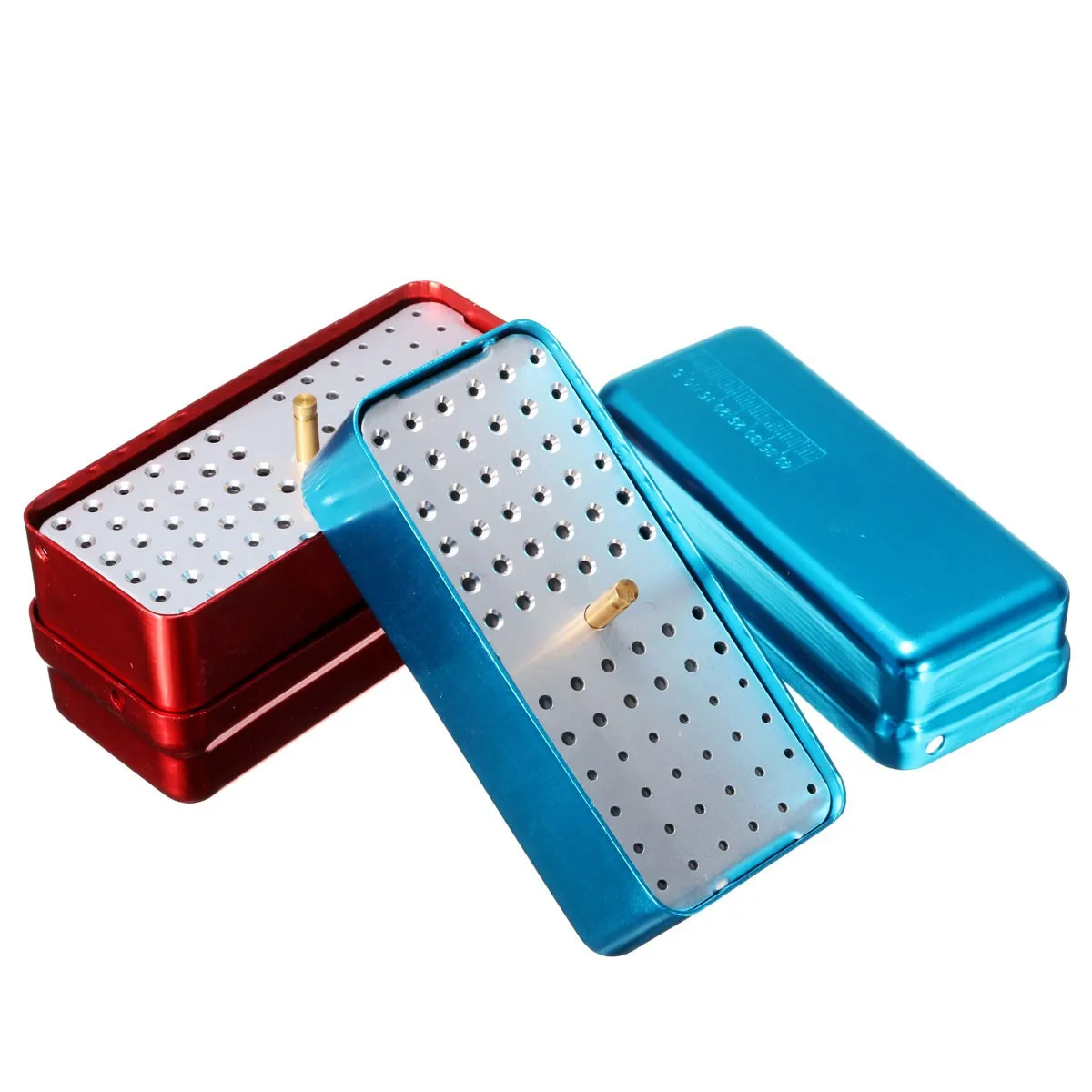 72 Отверстия алюминия для стоматологической дезинфекции боры держатель Блок