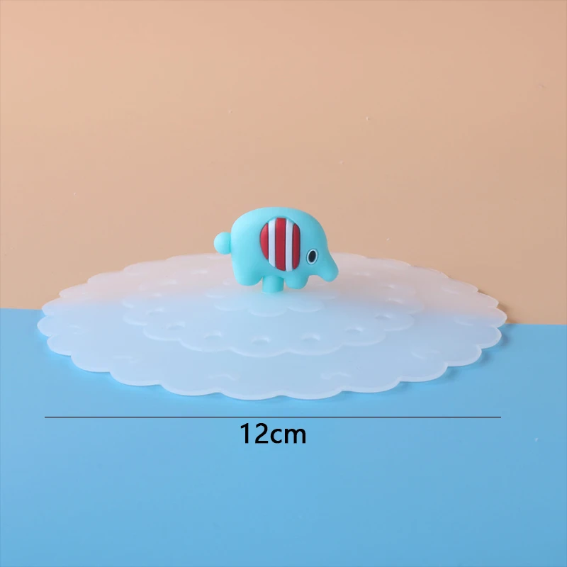 Многоразовые милые Анти-пыль силиконовая крышка для стакана чайная чашка с