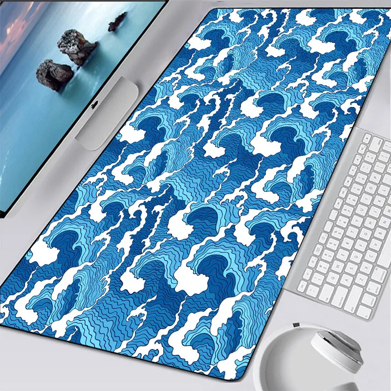 

Flower Pad Large Black Gaming Mouse Pad Floral Mousepad Gamer 900x400mm Rubber Keyboard mousepad Mats laptop Desk Pad Mat gift