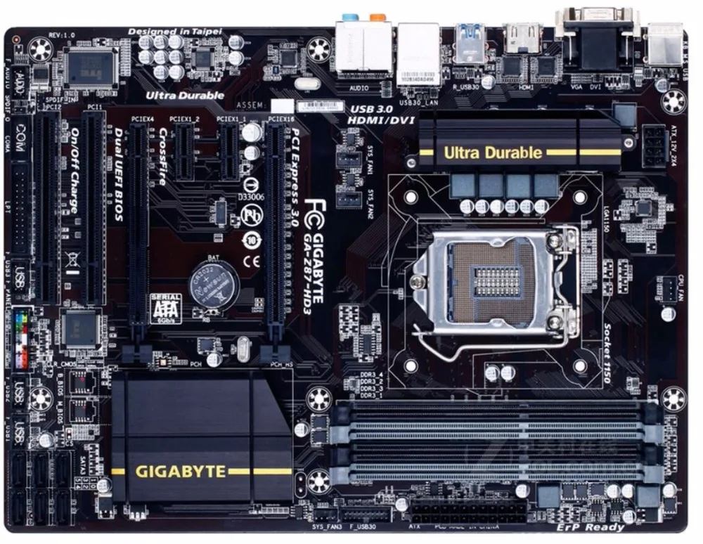 

original motherboard Gigabyte GA-Z87-HD3 LGA 1150 DDR3 Z87-HD3 Z87 desktop motherboard free shipping