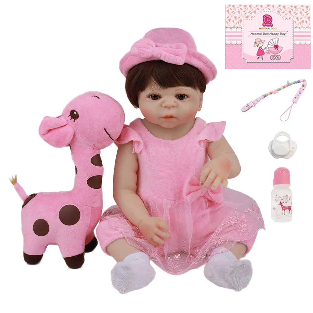 

48 см Реалистичная Bebe Reborn Baby Doll 19 дюймов полный винил тело истина реалистичные детские игрушки Кукла Детская подарок на день рождения раннее ...