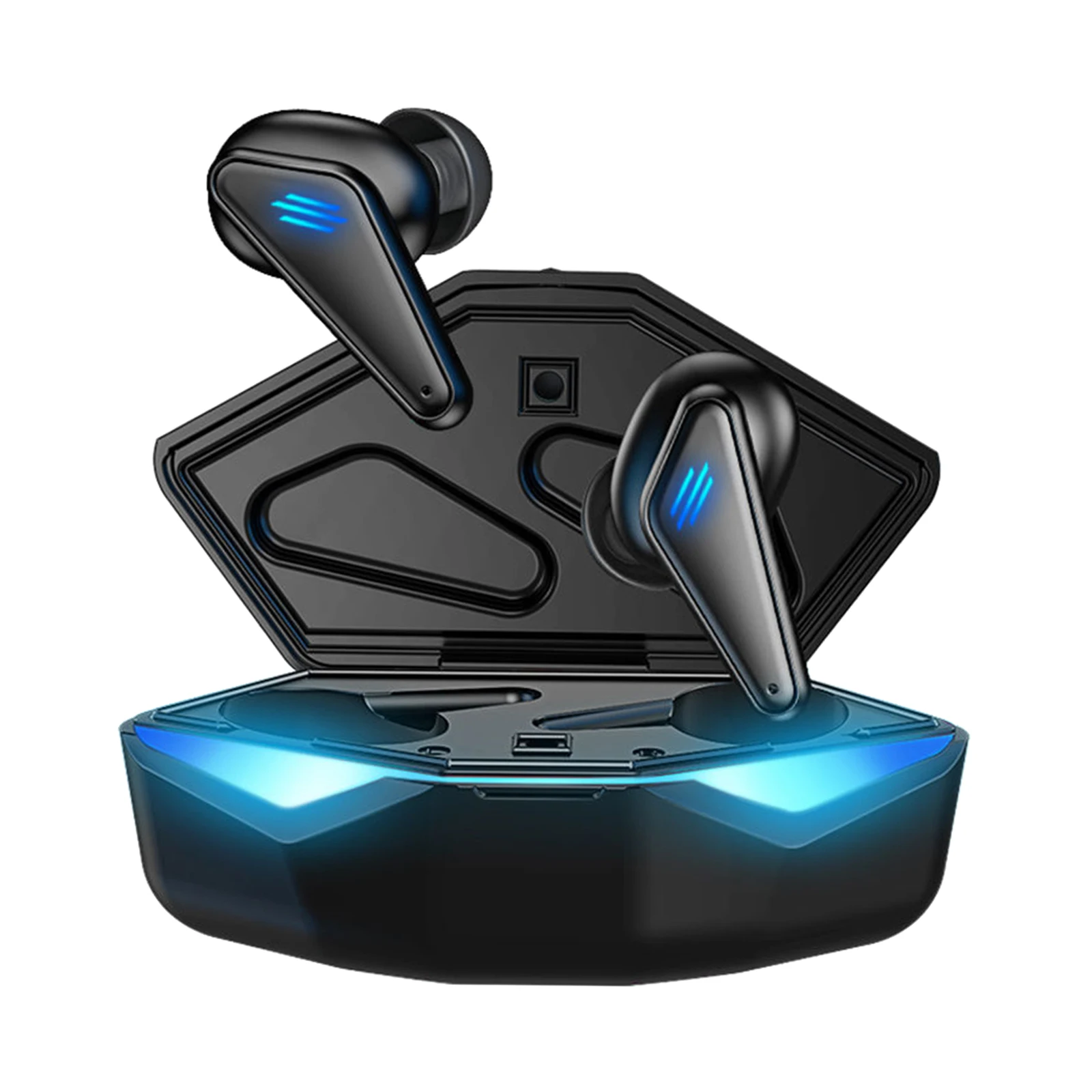 

TWS Gaming Headsets Bluetooth 5.0 Headphone Earphones, 7H Playtime, Low Latency, Bass Audio Sound Positioning