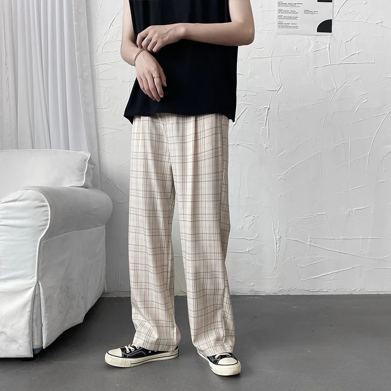 Разборные 2020 клетчатые брюки женские уличные свободные Дамские Брюки