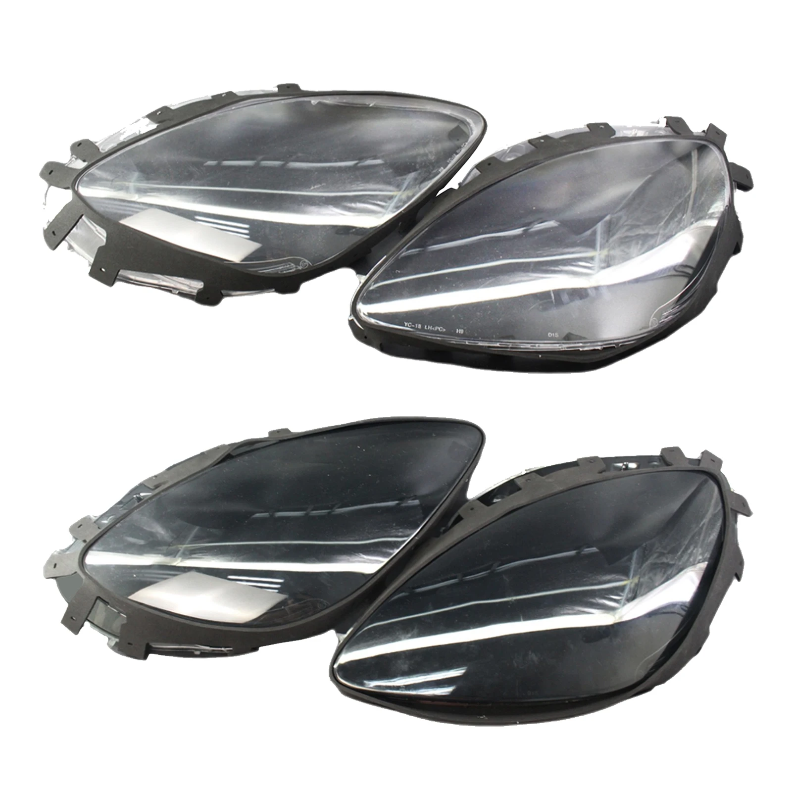 

Cars Headlight Headlamp Replacement Lens Covers Shell For Corvette C6 20789688 20936419 25785290 20789691 Auto Shell Cover