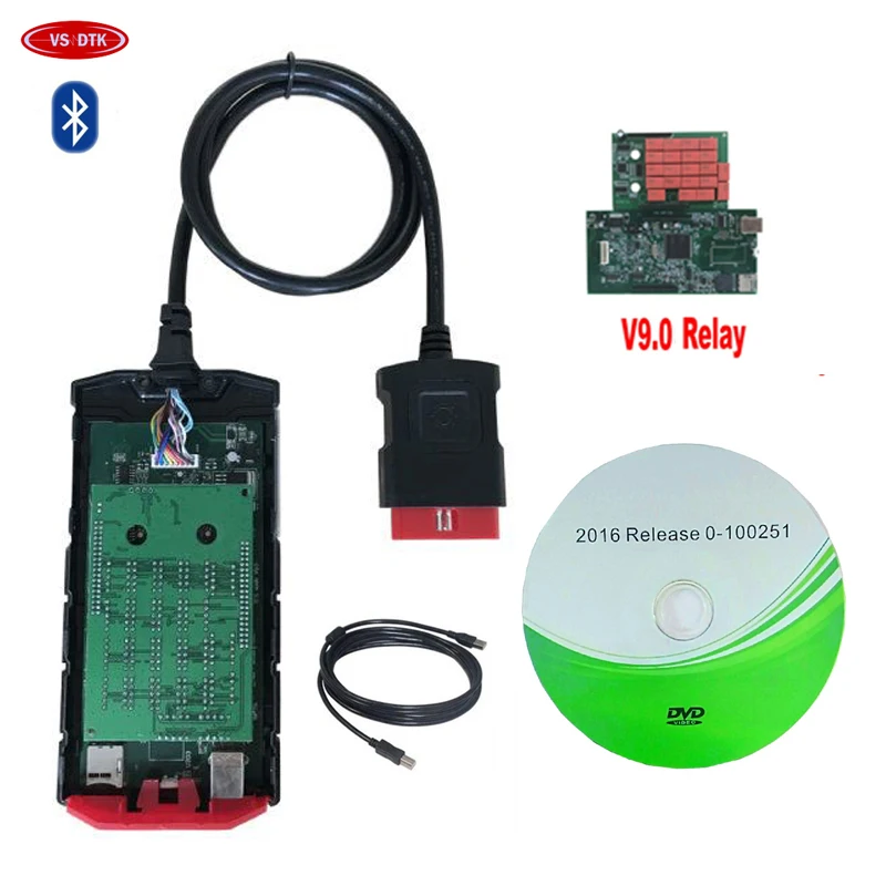 VD TCS CDP Plus obd2 obdii диагностический инструмент автомобильный Грузовик bluetooth сканер vd
