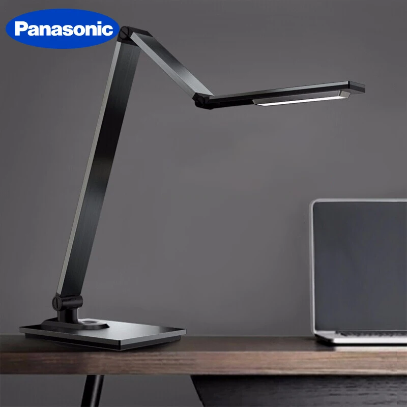 Современная Складная Светодиодная настольная лампа Panasonic металлический