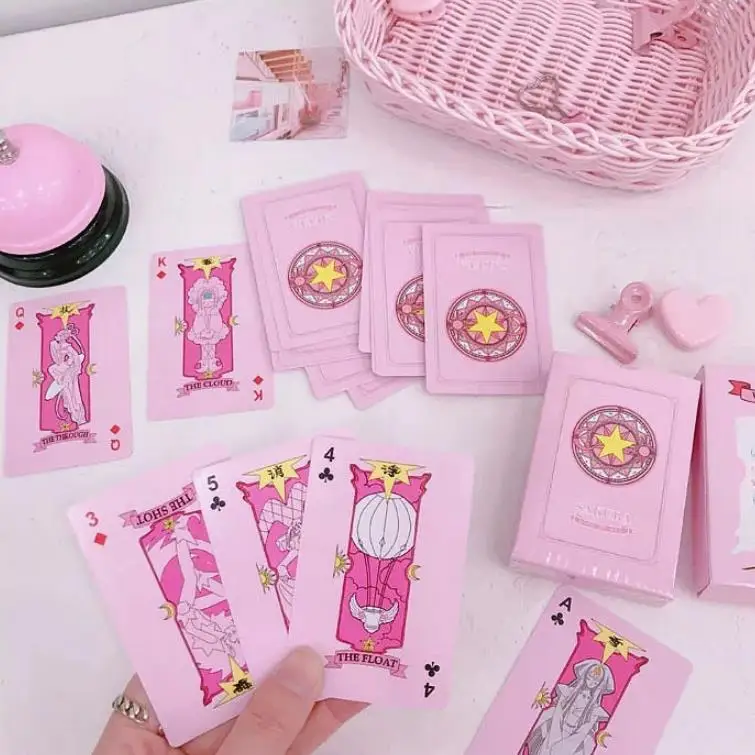 54 листов/коробка в виде милого героя аниме Card Captor Sakura покер карты персонажей