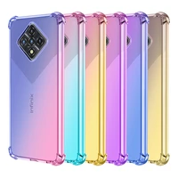 infinix zero 8 luxury shockproof gradient silicone soft tpu case ultra thin slim cover for infinix note 7 8 hot 8 9 10