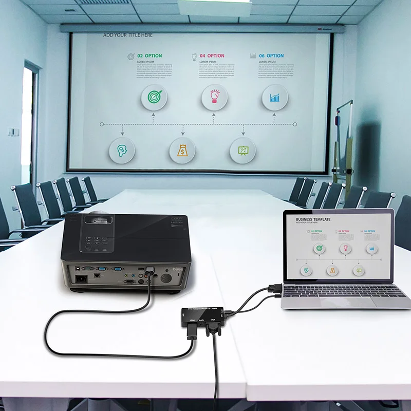 Адаптер VGA DVI 4 в 1 многофункциональный аудио USB конвертер для компьютера ПК