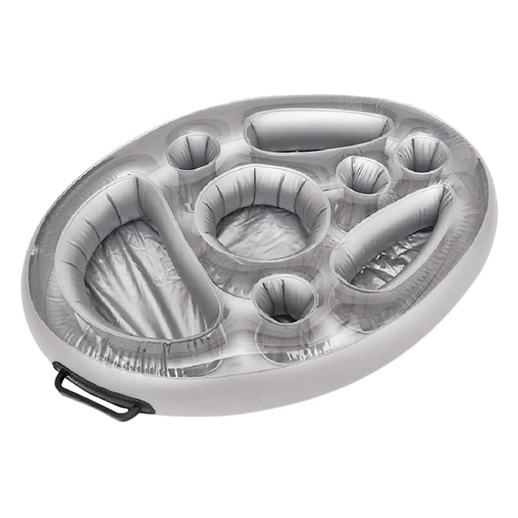 

PVC Floating Drink Holder Pools Beer Snack Cup Tray Float Summer Water Play
