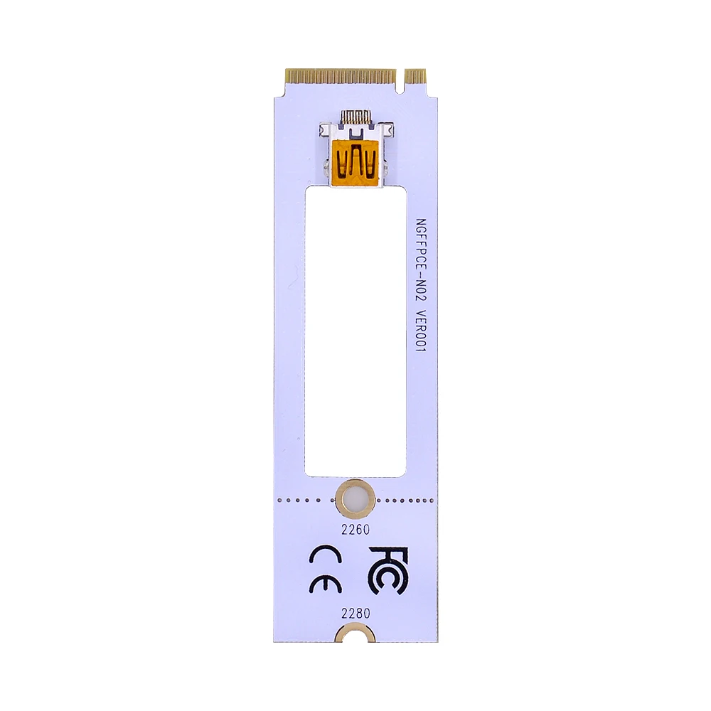 Переходник CHIPAL M2 NGFF на PCI-E X16 со слотом m.2 Райзер с sata 6pin 4pin для видеокарты ГПУ 60 см