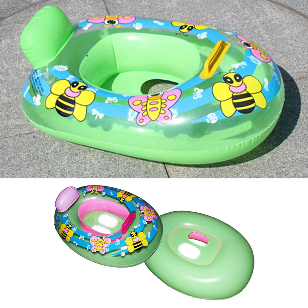 65x45cm Inflatable Swimming Circles Kids Baby Seat Swim Ring Pool Aid Trainer Beach Floating Boat 2-5 Year old Kid | Спорт и