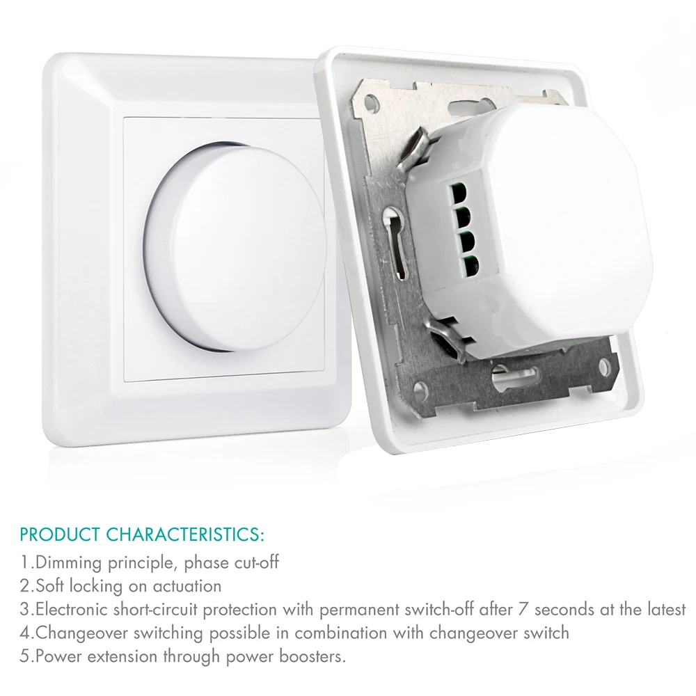 Настенный светодиодный диммер переключатель включения/выключения регулируемый