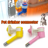 pet drinking feeder hanging leak proof nozzle pet cat dog water dispenser for fountain bottle b99