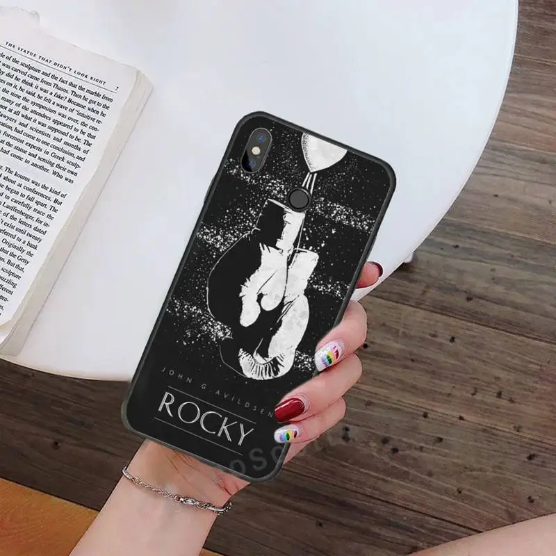 

Rocky Balboa famous actor Phone Case For Xiaomi Redmi note 7 8 9 t max3 s 10 pro lite Luxury brand shell funda coque