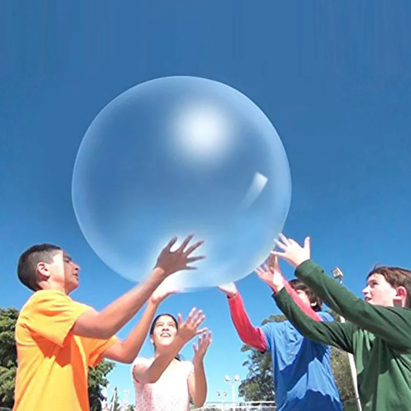 

Bubble Ball Balloon Indoor Outdoor Inflatable Ball Games Toys Soft Air Water Filled Bubble Ball Blow Up Balloon Toy for Kids