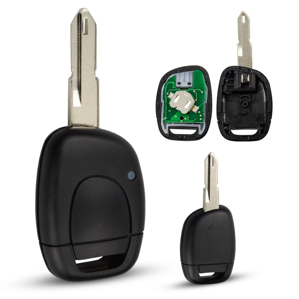 OkeyTech 1 кнопочный дистанционный Автомобильный ключ для Renault Clio II 2001 2002 2003 2004 2005 434