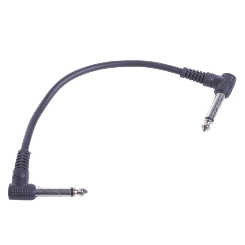 6 шт./компл. цветные угловые разъемы соединительные кабели для гитары педаль