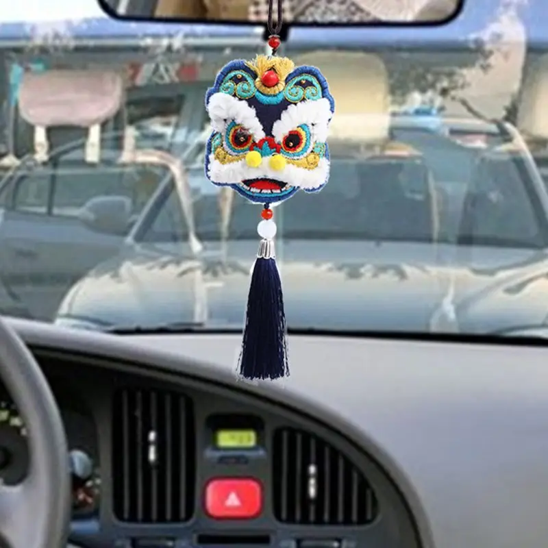 Китайский амулет Lucky Fortune Лев кулон DIY вышивка набор ручной работы материал пакет