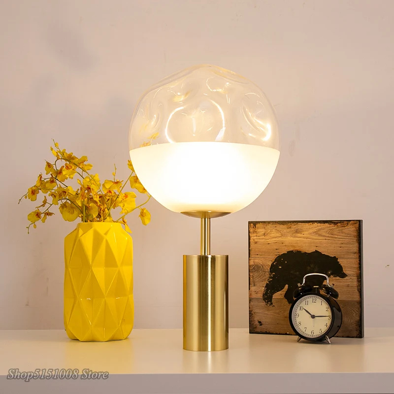 Скандинавские настольные лампы теплые прикроватные для спальни постсовременный