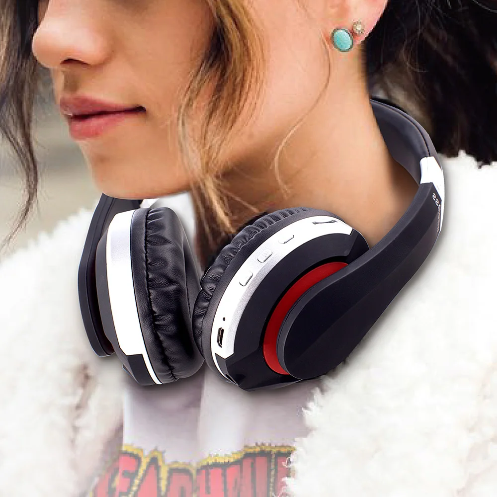 Беспроводные Bluetooth наушники MH7 складная стереогарнитура игровые с микрофоном и