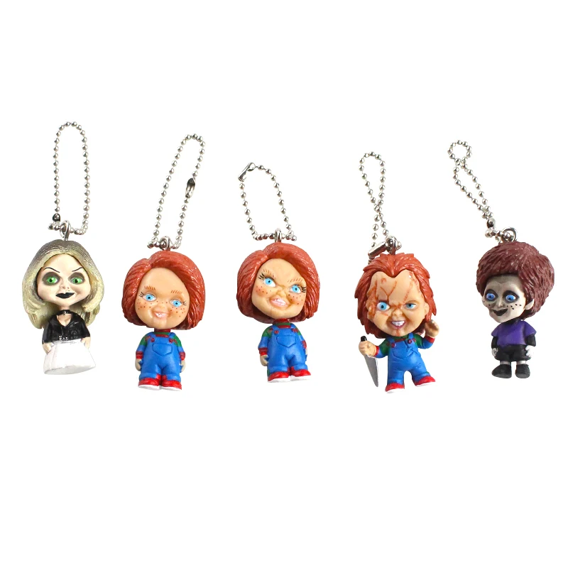 5 шт./компл. 4 см детская игра Чаки Глен версии мини ПВХ фигурка подвесная модель