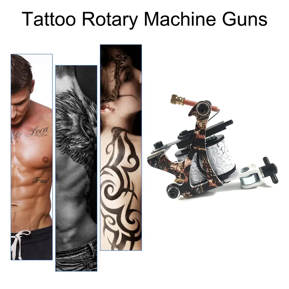Одна шт Татуировка роторная ручка Гибридный Перманентный макияж тату машина