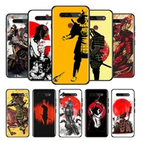 anime samurai ninja for lg g8 v30 v35 v40 v50 v60 q60 k40s k50s k41s k51s k61 k71 k22 thinq 5g phone case