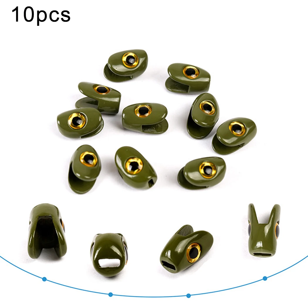 

10pcs Fish Skulpin Head Baitfish Beads DIY Fish Mask Flier Fly Tying Jig