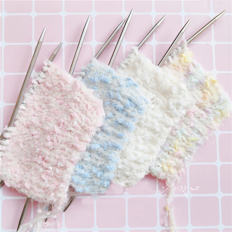 Мягкая мохеровая кашемировая пряжа MYLB для вязания сделай сам шаль шарф