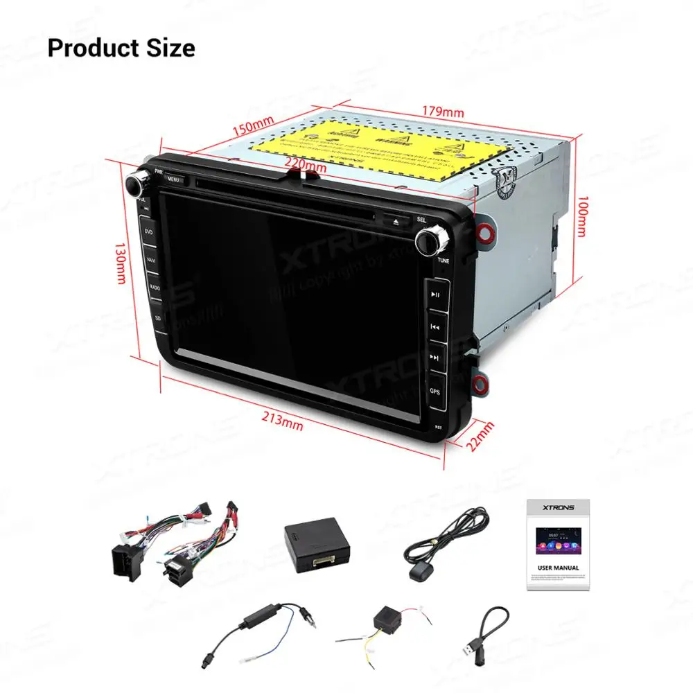 XTRONS " Android 9,0 Восьмиядерный gps автомобильный стерео dvd-плеер для Volkswagen Golf MK5 Jetta V Magotan Passat B для SKODA для сиденья