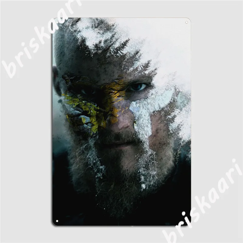 

King Bjorn Metal Plaque Poster Club Bar Poster Wall Cave Customize Tin Sign Poster