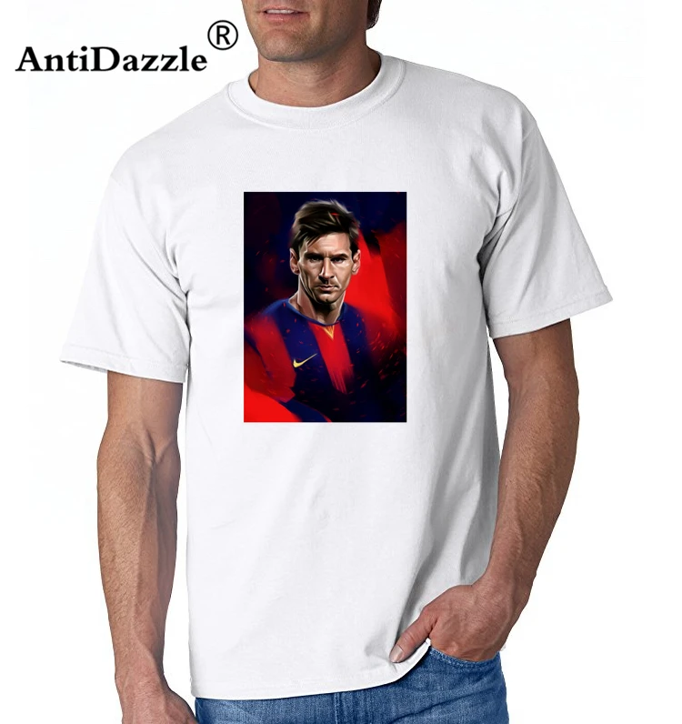 Antidazzle забавная Мужская футболка Лионель Месси Неймар Camp Nou La Liga Champions из 100% хлопка