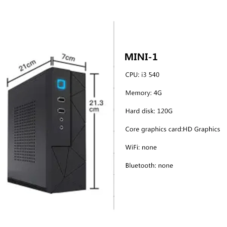 

Small Design WIFI 4.2 5.0 Supported Wireless i3 ITX Mini Desktop Computer Mini PC