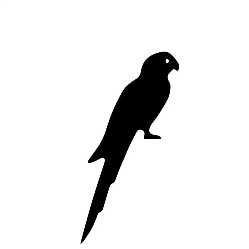 

Small Town 7.9CM*15.3CM Bird Vinyl Decal Decor Accessories Bumper Pattern Car Stickers Black/Silver C4-2531