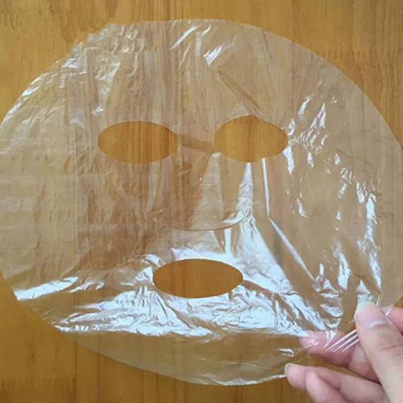 100 шт./лот Уход за кожей Красота полный лица маска Бумага Природные одноразовые