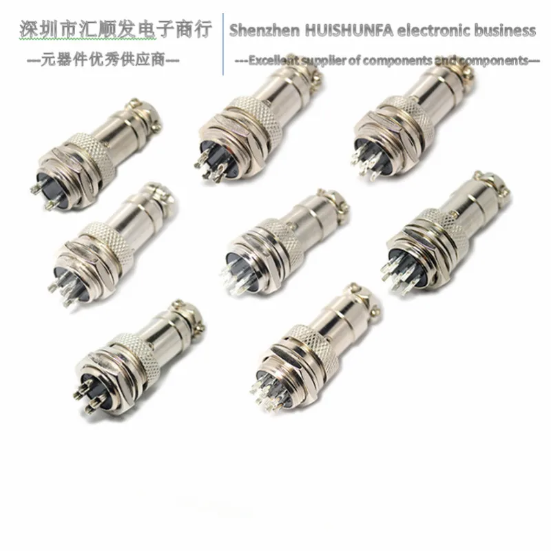 

Aviation socket connector 16mm plug socket gx16-2/3/4/5/6/7/8/9/10 core cable connector