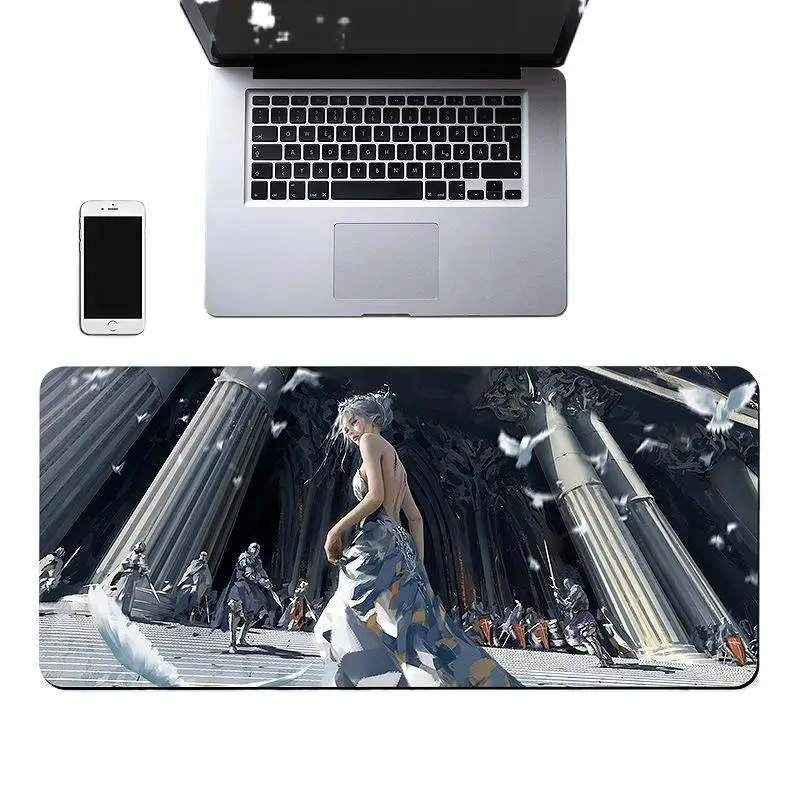 

3D Anime Girl Mouse Pad Large Pad To Mouse Notbook Computer Mousepad PC Gaming Padmouse Gamer Laptop 80x30cm Desk Mat Mouse Mats