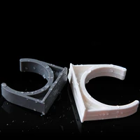 2025324050mm pvc pipe clamps u type plastic pipe clip tube support holder pvc pipe connector garden irrigation fittings