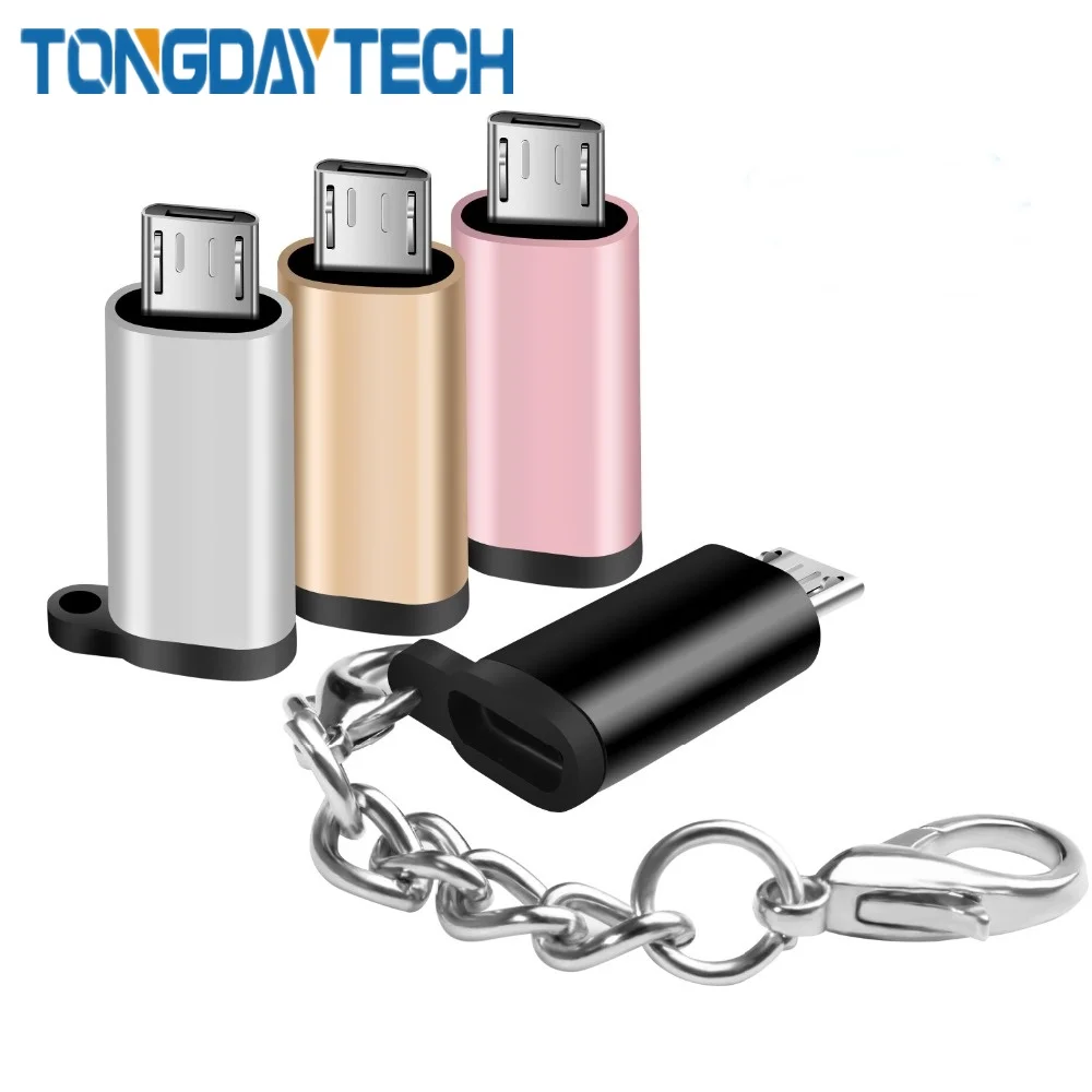 Адаптер Micro USB Tongdaytech 2 упаковки конвертер для зарядки и синхронизации данных с